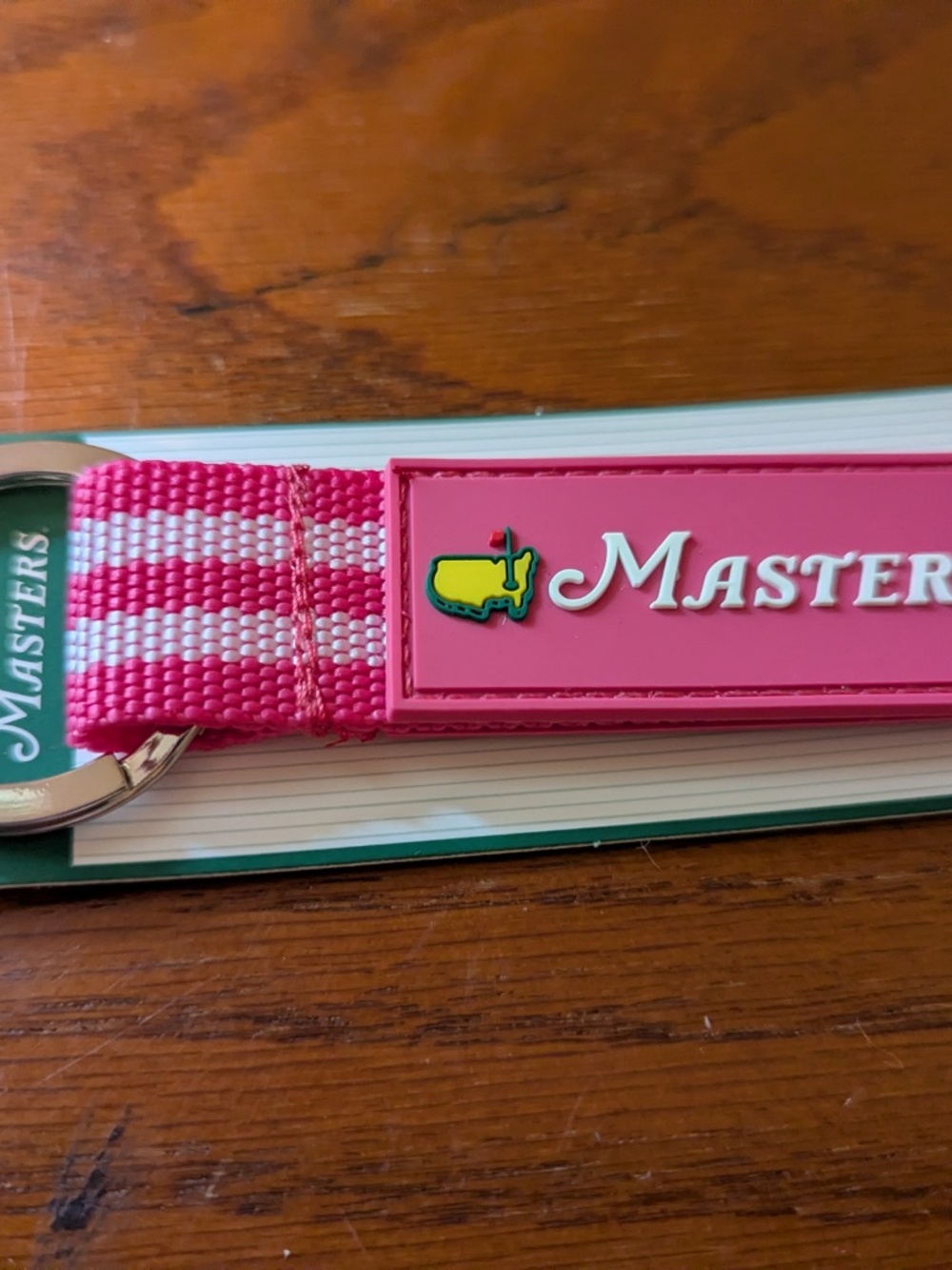 2026 Masters Pink Key Chain/Fob Augusta National Golf Club - Picture 2 of 2